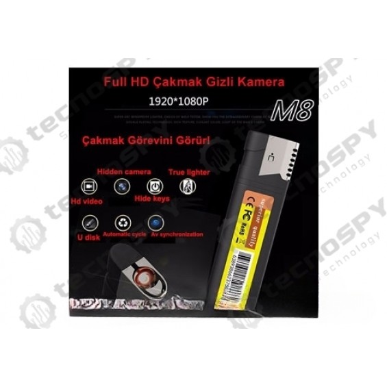 FULL HD ÇAKMAK GİZLİ KAMERA